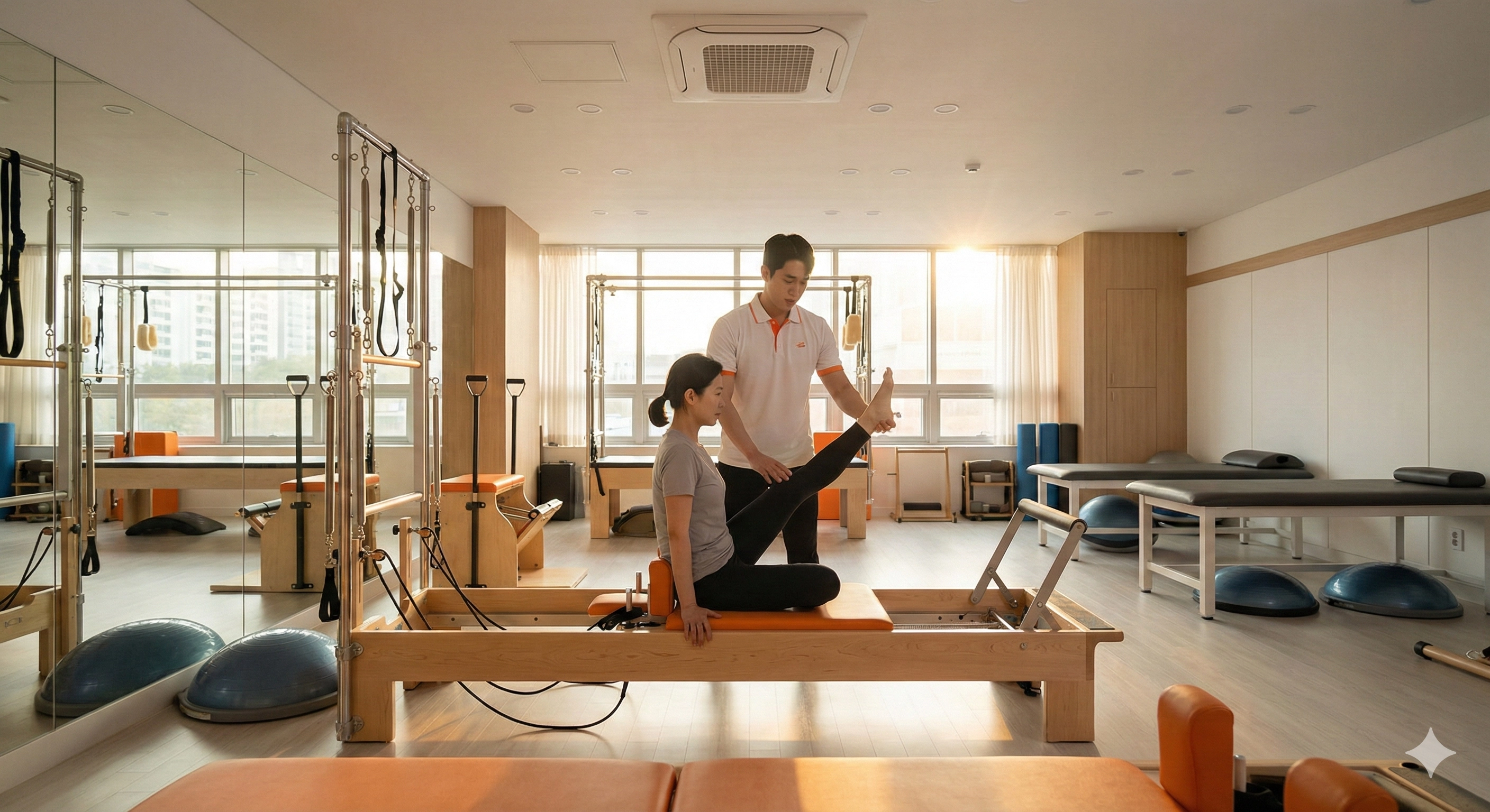재활 운동 프로그램 진행 모습