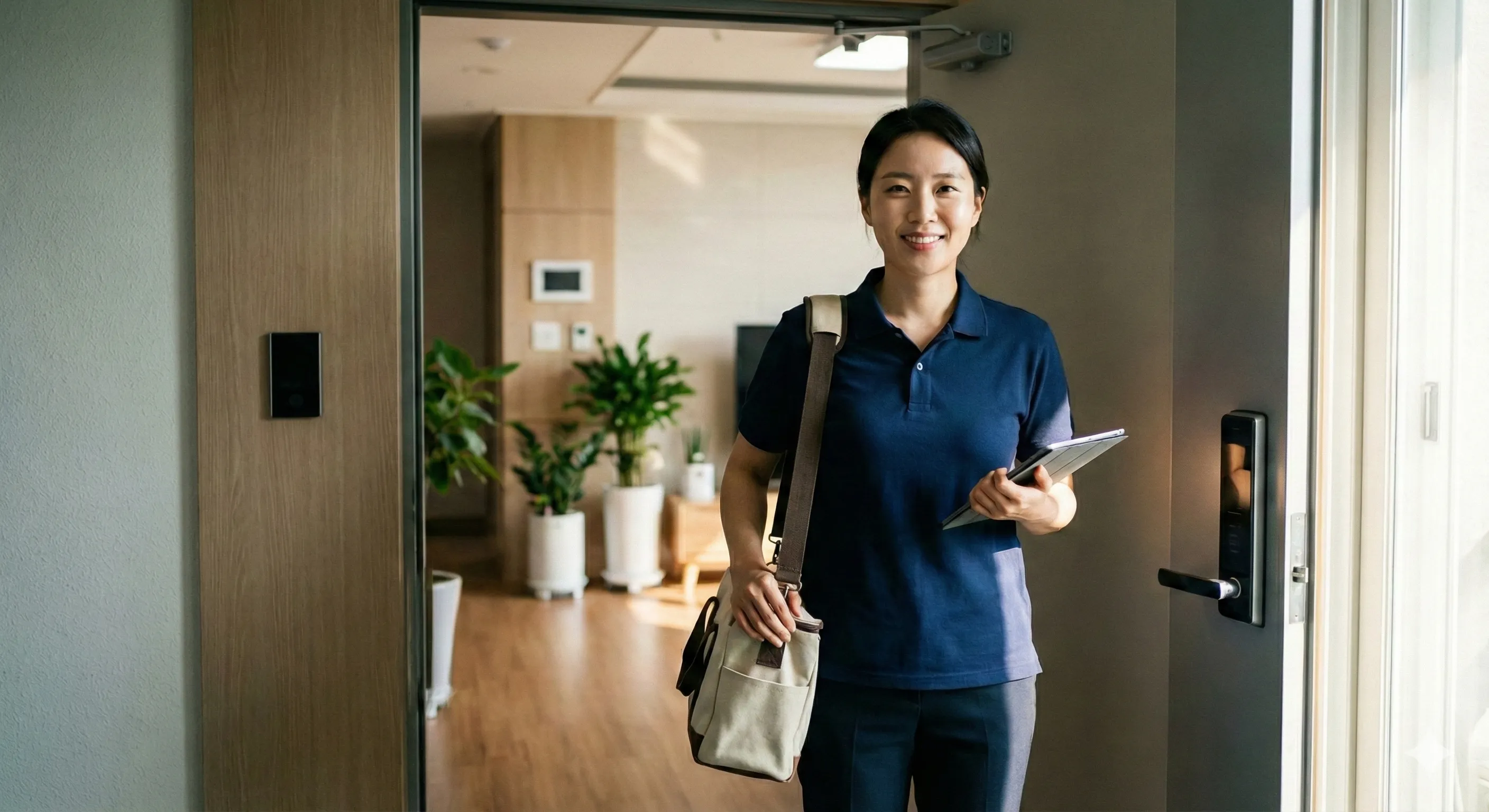 재활 전문가가 환자와 함께하는 모습